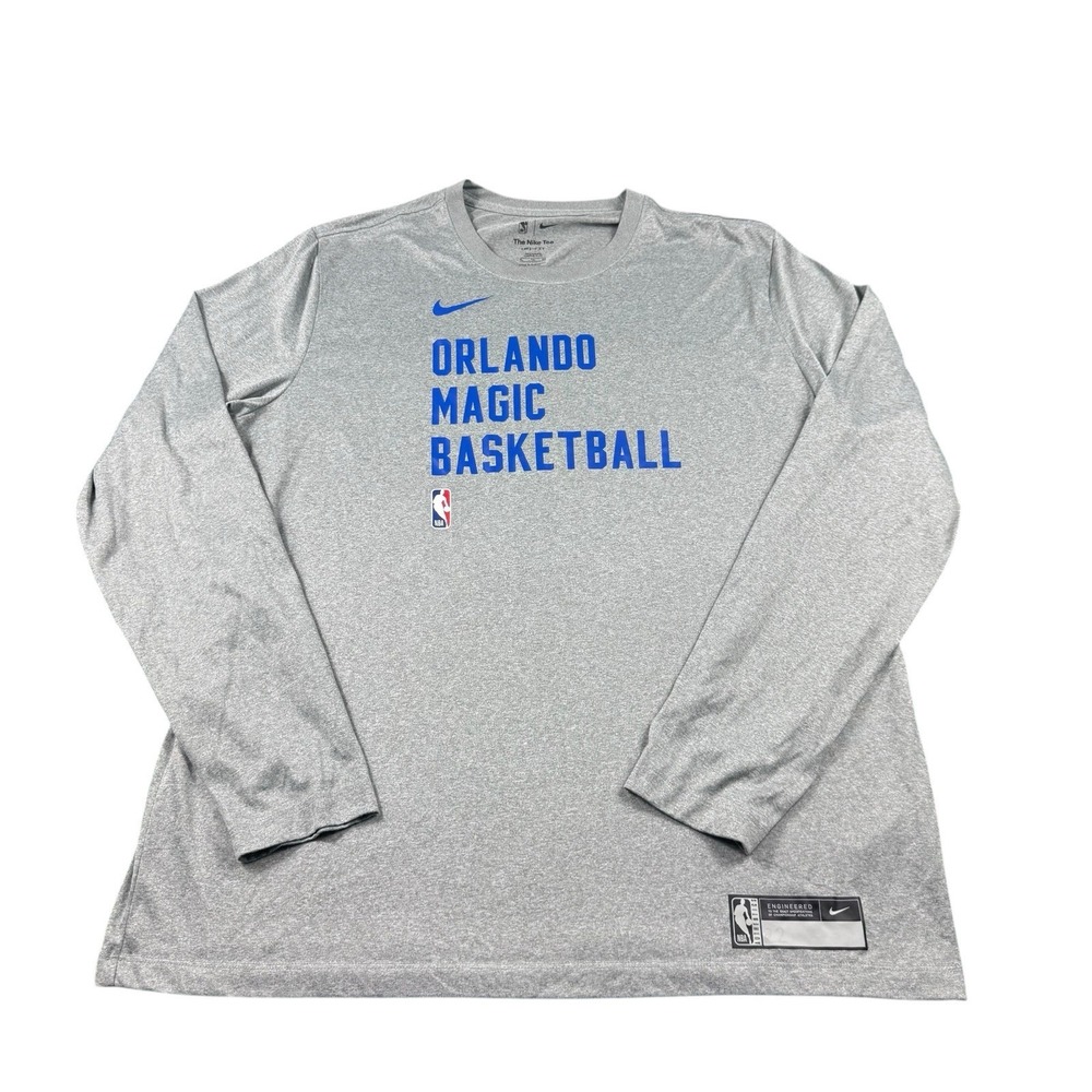 Nike X Orlando Magic Gray Team Issued Franz Wagner #22 Men’s Athletic Shirt XLT